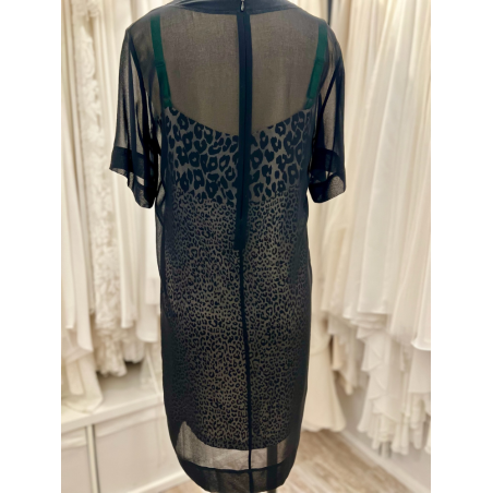 Robe cocktail courte Sandro, dégriffée