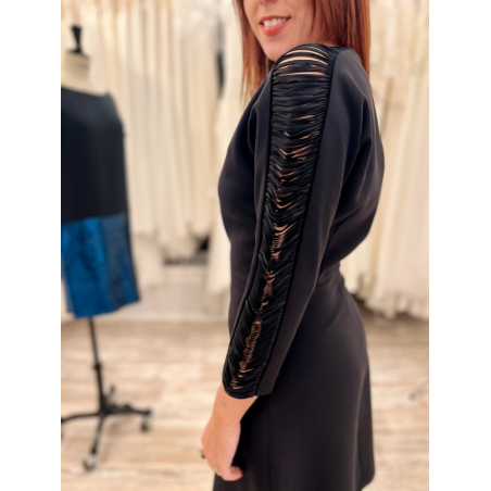 robe courte Sandro, manches longues