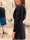robe courte Sandro, manches longues