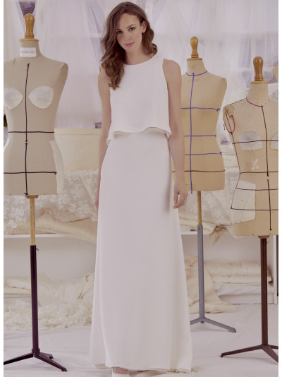 Jupe longue fluide en soie, Noelle by atelier Emelia