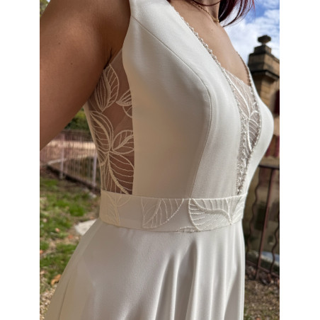 Iris, robe de mariée longue, modèle exclusif Juliette se Marie, by Lambert Créations