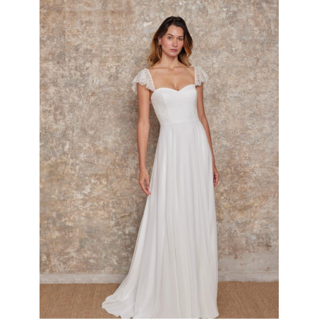 Aude, robe de mariée Lambert Créations by Juliette se Marie