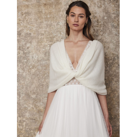 Etole de mariée, snood en mohair  Lambert Créations