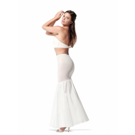 jupon long de mariée forme A sirene princesse