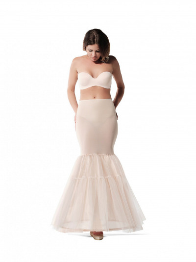 jupon long sirène - 1 cerceau - 190 cm tulle