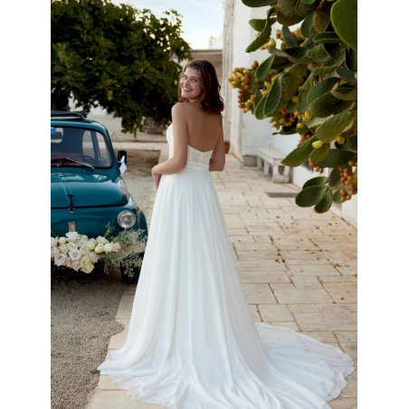 Kotor, robe bustier, avec des manches, fluide, romantique