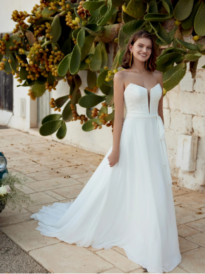 Kotor, robe bustier, avec des manches, fluide, romantique