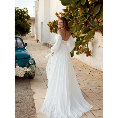 Kotor, robe bustier, avec des manches, fluide, romantique