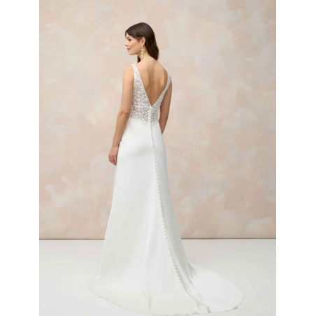 Dreaming Of You 1, robe décolleté avec de la broderie, Marylise Bridal