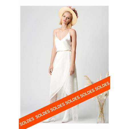 Caraco Floriday fines bretelles, dos nu, Rembo Styling