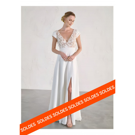 Oh la la, robe de mariée fluide Rembo Styling