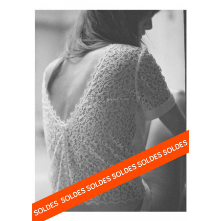 top dentelle de Calais dos nu Elise Hameau