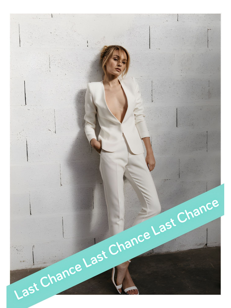 Veste de costume Jacky, ensemble de mariée, By Romance