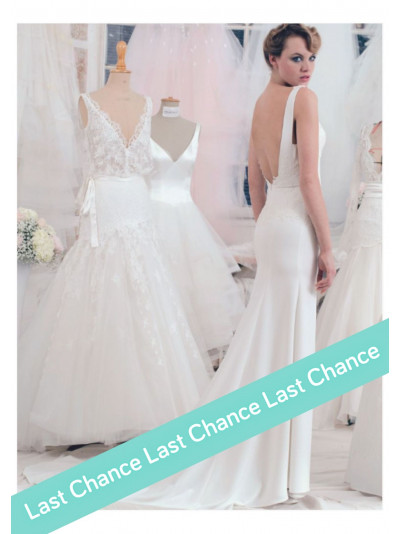 Robe mariée fourreau Alya, Atelier Emelia