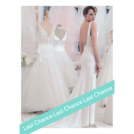 Robe mariée fourreau Alya, Atelier Emelia