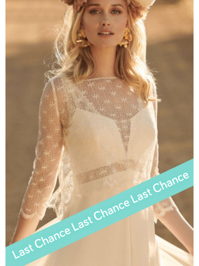 Top dentelle calais ISAAC, Rembo Atelier