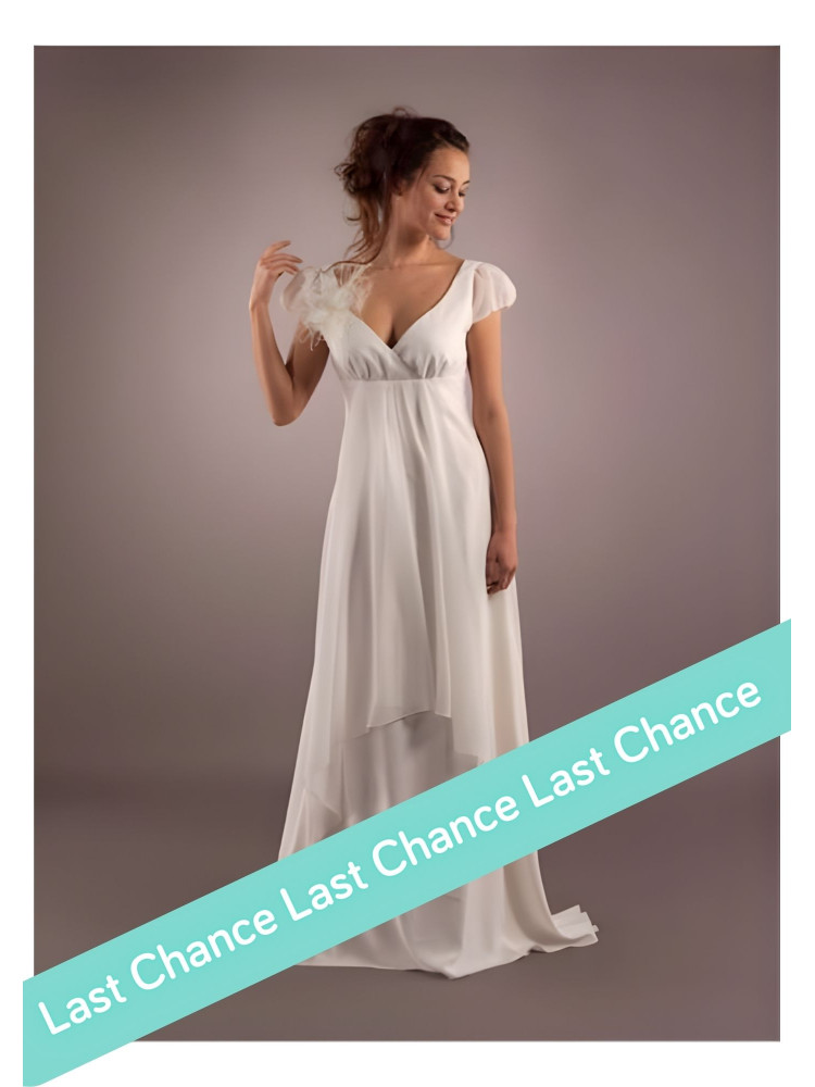 BISQUINE Robe de mariée longue style empire signée Lambert Créations