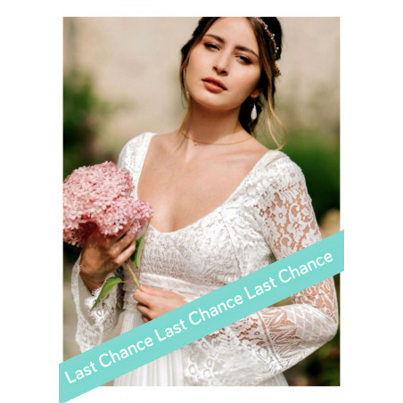 Ombretta d'Elsa Gary bolero dentelle manches longues