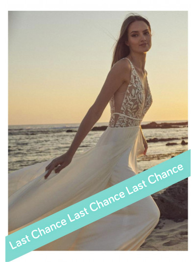 Mae, Rembo Atelier, robe de mariée fluide, glamour, dos nu