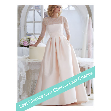 Jupe mariee longue mikado de soie, Atelier Emelia