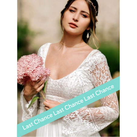 Ombretta d'Elsa Gary bolero dentelle manches longues