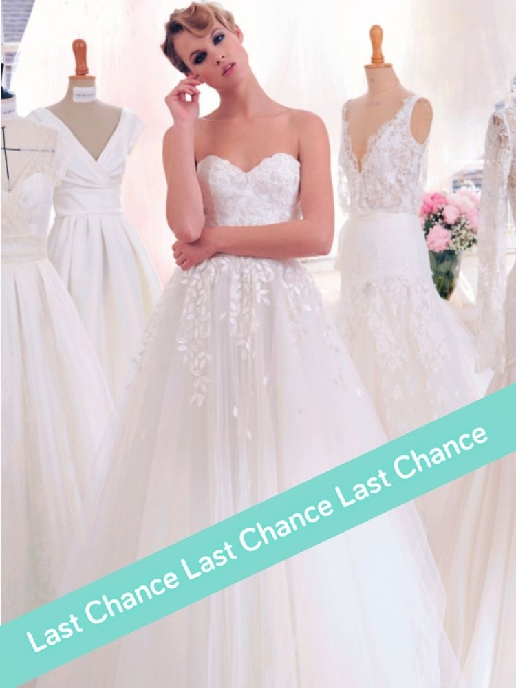 Robe de mariée bustier style princesse, tulle brodé, Atelier Emelia