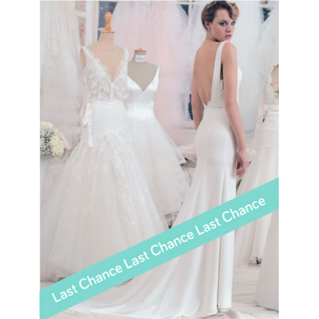 Robe mariée fourreau Alya, Atelier Emelia