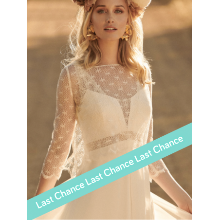 Top dentelle calais ISAAC, Rembo Atelier