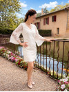 Robe de mariée courte, robe civile, création française Atleier de Juliette
