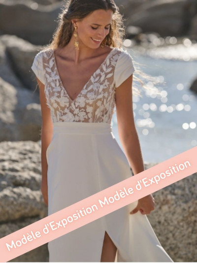 Oh la la, robe de mariée fluide Rembo Styling