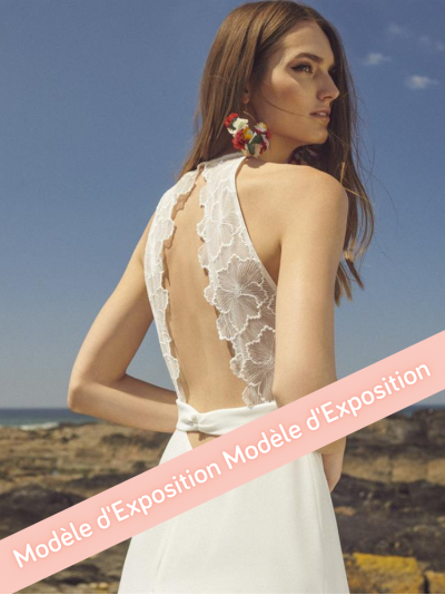 Naïs, robe de mariée longue Rembo Atelier