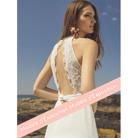 Naïs, robe de mariée longue Rembo Atelier