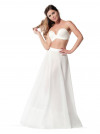 Jupon long de mariée, forme A, parfaitement opaque, convient sous toutes les robes pour donner un joli effet princesse.