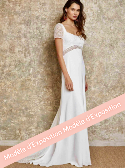 Balzane, robe de mariée longue Lambert Créations, by Juliette se Marie