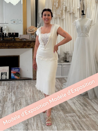 Robe de mariée courte by Elsa Gary
