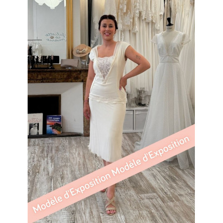 Robe de mariée courte by Elsa Gary