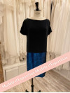 Robe cocktail noire Yves Salomon