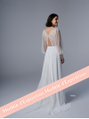 Vladia, robe longue bohème dos nu, manches longues, Créations Bochet
