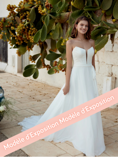Kotor, robe bustier, avec des manches, fluide, romantique