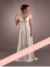 BISQUINE Robe de mariée longue style empire signée Lambert Créations