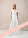 How Deep Is Your Love, robe sophistiquée, dos nu, décolleté en V, Marylise Bridal