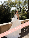 Let Me Love You, robe trapèze en mikado, décolleté, noeud dans le dos, Marylise Bridal