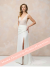 robe de mariée fourreau et dentelle Marylise