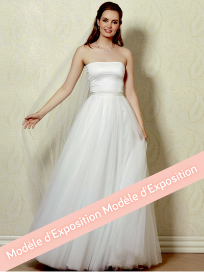 Jupe longue de mariée en tulle soft by Lilly