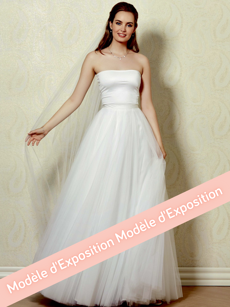Jupe longue de mariée en tulle soft by Lilly
