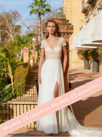 Gardena, robe de mariée longue fluide, Marylise