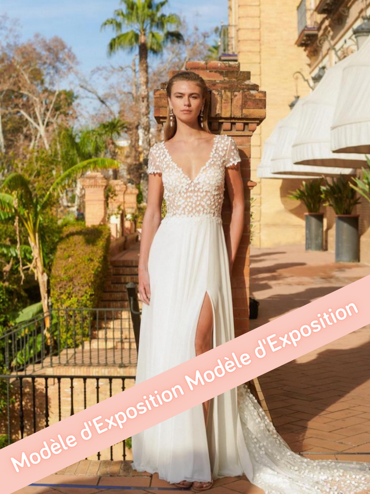 Gardena, robe de mariée longue fluide, Marylise