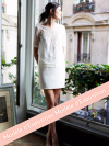 Robe courte civile de mariée en soie, L'Amusée chez Juliette se Marie