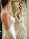 Robe fourreau longue gold