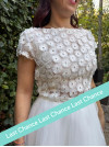Top en tulle 3D, dos nu, manchettes by Atelier de Juliette